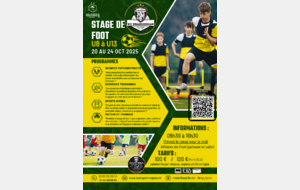 Stage de Foot - Octobre 2025