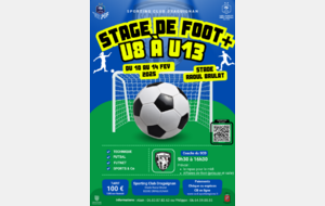 Stage de Foot Février 2025