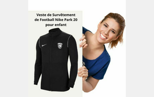 Veste de Survetement de Football Nike Park 20 pour enfant